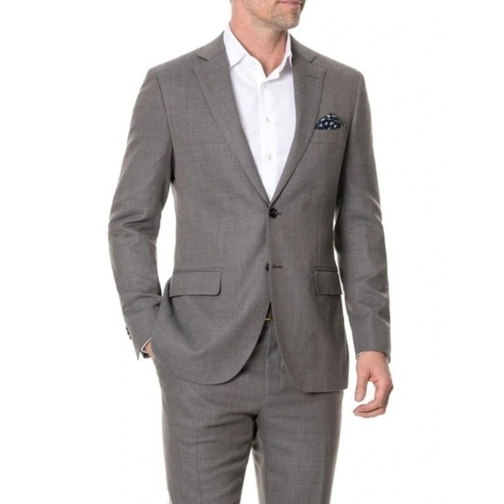 Rodd & Gunn Newbridge Wool Tailored Suit Jacket in Dusk Men's Size 46R NWT